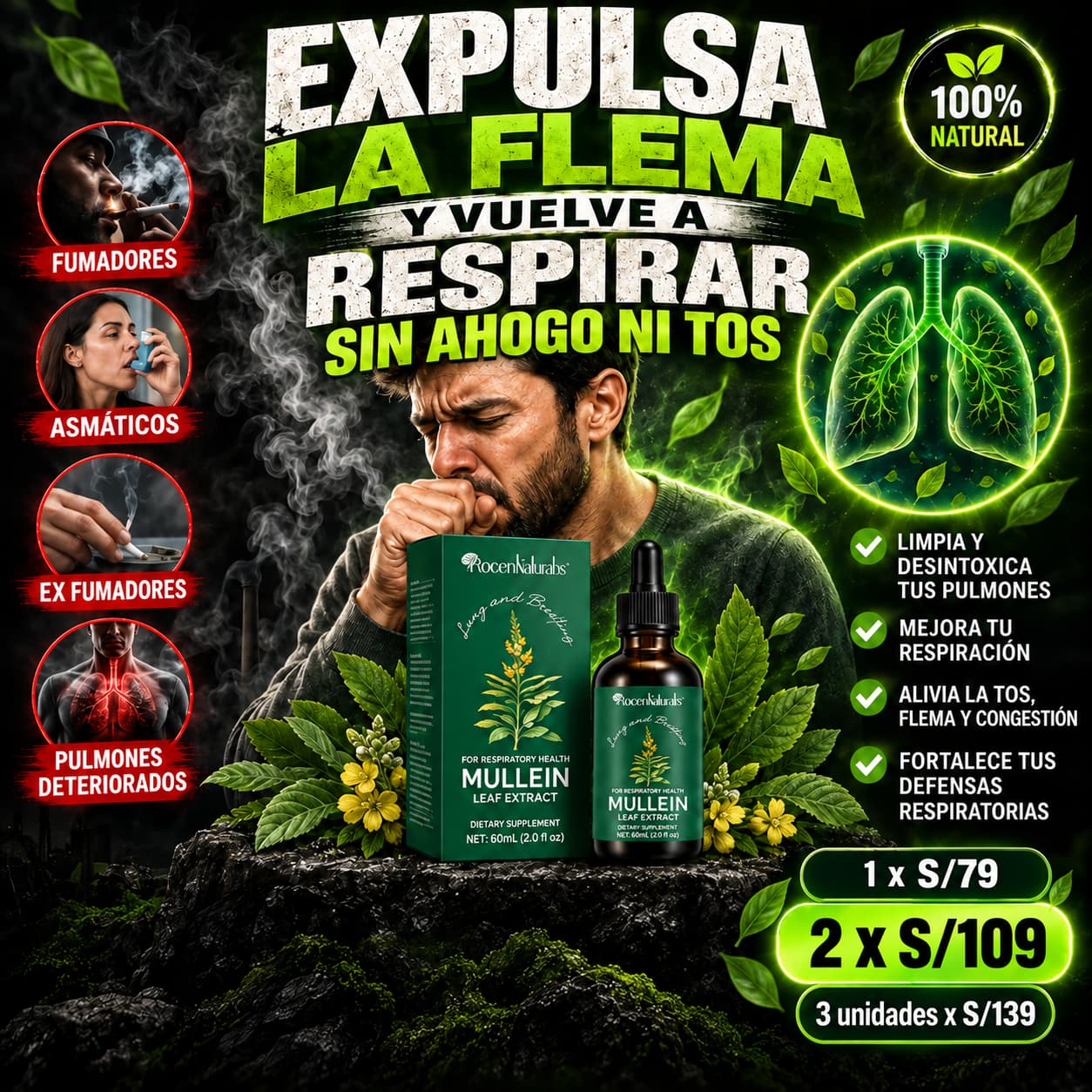Elimina años de incomodidad con tu respiración (ASMÁTICOS, FUMADORES, MALA RESPIRACIÓN)